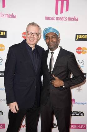 Ludger Pistor mit Gast bei Music meets Media 2015 im Sheraton Berlin Grand Hotel Esplanade. Berlin, 04.09.2015 Foto:xFredericx xFuturexImage