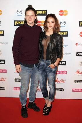 Lisa-Marie Koroll mit Begleitung bei Music meets Media 2015 im Sheraton Berlin Grand Hotel Esplanade. Berlin, 04.09.2015 Foto:xFredericx xFuturexImage
