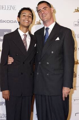 Andrej Hermlin mit Sohn David bei der Verleihung der 21. Goldenen Henne 2015 im Velodrom. Berlin, 05.09.2015 Foto:xJ.xQuinternx xFuturexImage