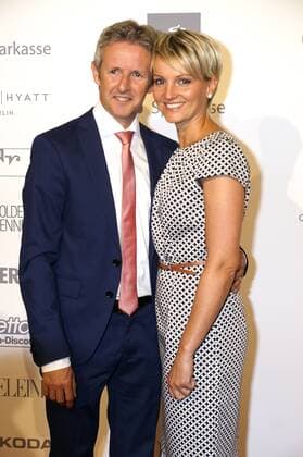 Jens Weissflog mit Gattin Nina bei der Verleihung der 21. Goldenen Henne 2015 im Velodrom. Berlin, 05.09.2015 Foto:xJ.xQuinternx xFuturexImage