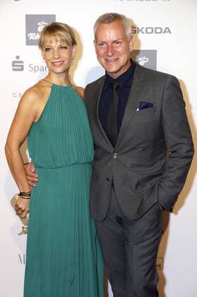 Dirk Michaelis mit Partnerin Sandra Lubitz bei der Verleihung der 21. Goldenen Henne 2015 im Velodrom. Berlin, 05.09.2015 Foto:xJ.xQuinternx xFuturexImage