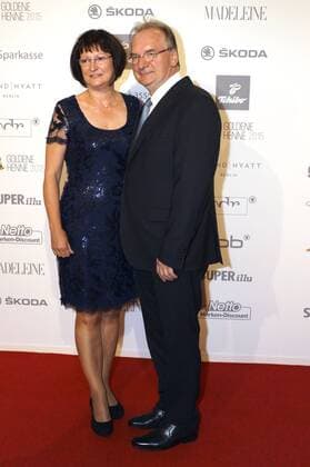 Reiner Haseloff mit Frau bei der Verleihung der 21. Goldenen Henne 2015 im Velodrom. Berlin, 05.09.2015 Foto:xJ.xQuinternx xFuturexImage