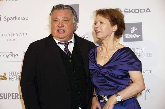 Bernd Stegemann und Renate Kroessner bei der Verleihung der 21. Goldenen Henne 2015 im Velodrom. Berlin, 05.09.2015 Foto:xJ.xQuinternx xFuturexImage