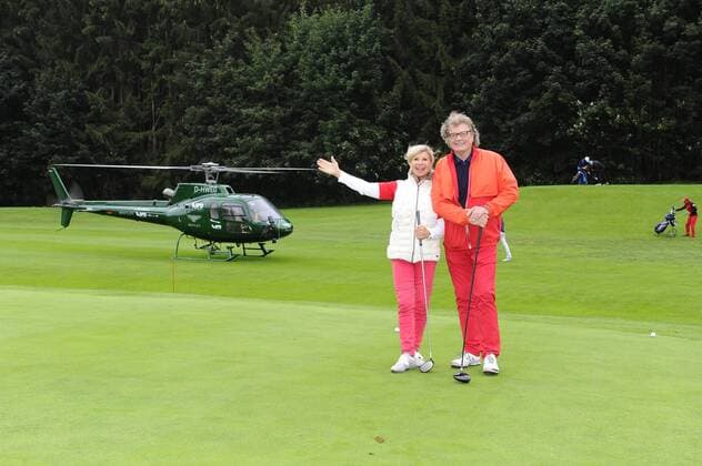 Marianne und Michael 21. Tabaluga Golf Cup 2015 Benefiz, Charity Golf Golfclub Golfclub Tutzing b. München 05.September 2015