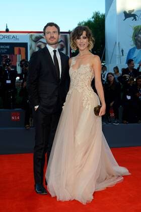ENTERTAINMENT RED CARPET 72. Filmfest Venedig: Kineo Award 72nd Venice Film Festival, Red Carpet Kineo Award s Diamanti per il cinema . Pictured: Richard Flood, Gabriella Pession  SimonexComi Venezia2015