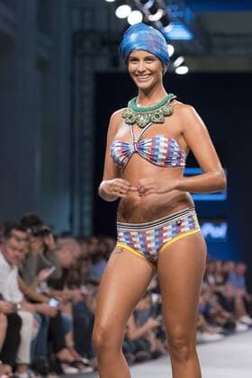 Sept. 7, 2015 - Madrid, Madrid, Spain - Model Desire Cordero attends Bloomer&Bikini Fashion Show at Cristal Palace on September 7, 2015 in Madrid, Spain. Madrid Spain  - ZUMAn230