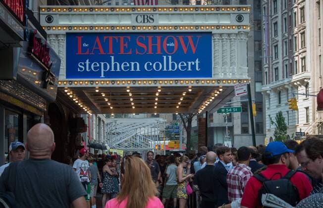 Sept. 3, 2015 - New York, New York, U.S. - The Ed Sullivan Theater, home to the Late Show with Stephen Colbert scheduled to premiere on CBS, Thursday September 3, 2015. New York U.S. - ZUMAb09_