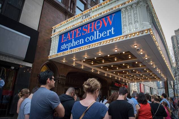 Sept. 3, 2015 - New York, New York, U.S. - The Ed Sullivan Theater, home to the Late Show with Stephen Colbert scheduled to premiere on CBS, Thursday September 3, 2015. New York U.S. - ZUMAb09_