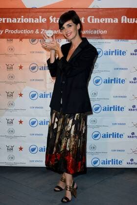 72nd Venice Film Festival, Starlight Cinema Awards. Pictured: Paz Vega  SimonexComi Venezia2015