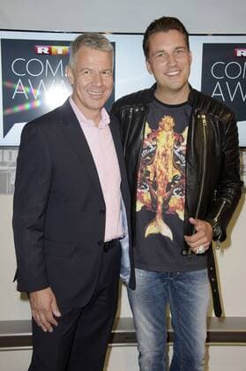 Peter Kloeppel und DJ Antoine bei der Preisverleihung der RTL Com.mit Awards 2015 auf der IFA. Berlin, 09.09.2015 Foto:xFredericx xFuturexImage