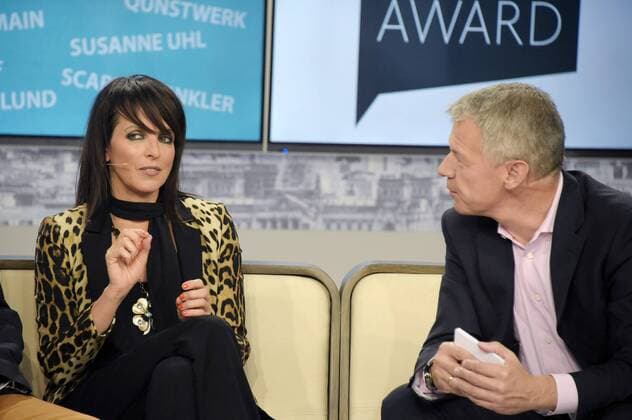 Nena und Peter Kloeppel bei der Preisverleihung der RTL Com.mit Awards 2015 auf der IFA. Berlin, 09.09.2015 Foto:xFredericx xFuturexImage