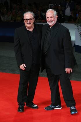 VENICE, ITALY - SEPTEMBER 09: Brian De Palma and Pino Donaggio attend the Premio Jaeger-LeCoultre Glory to the Filmmaker Red Carpet during 72nd Venice Film Festival at Palazzo Del Cinema on September 9, 2015 in Venice, Italy. markxcape