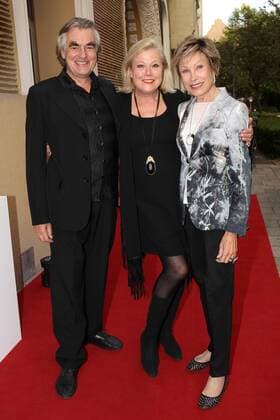 Karsten Temme, Susanne Wiebe, Dr. med. Antje-Katrin Kühnemann, Susanne Wiebe Fashion Art Show in Muenchen am 09.09.2015