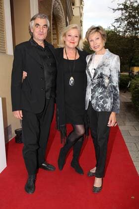 Karsten Temme, Susanne Wiebe, Dr. med. Antje-Katrin Kühnemann, Susanne Wiebe Fashion Art Show in Muenchen am 09.09.2015