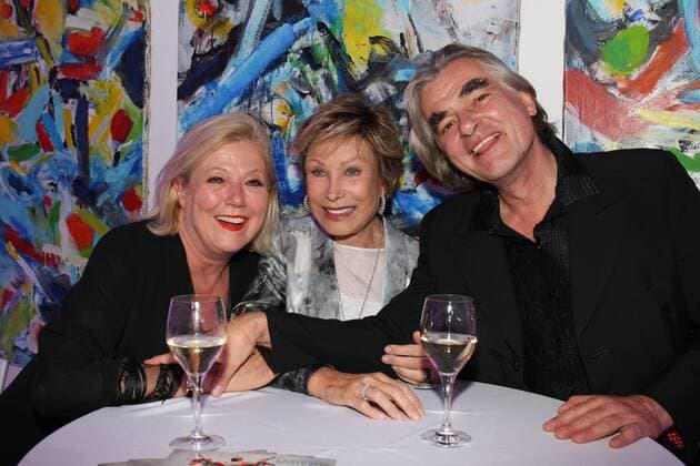 Susanne Wiebe, Dr. med. Antje-Katrin Kühnemann, Karsten Temme, Susanne Wiebe Fashion Art Show in Muenchen am 09.09.2015