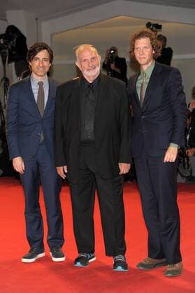 72nd Venice Film Festival, Red carpet - Premio Jaeger-LeCoultre Glory to the Filmmaker - Pictured: Brian De Palma, Jake Paltrow, Noah Baumbach  AlbertoxTerenghi Veneziax2015