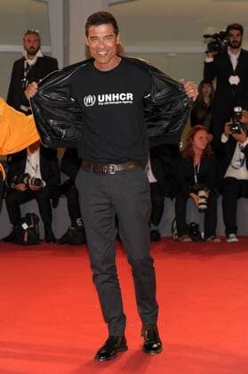 72nd Venice Film Festival, Red carpet - Premio Jaeger-LeCoultre Glory to the Filmmaker - Pictured: Alessandro Gassman  AlbertoxTerenghi Veneziax2015