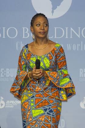 Milano, 11.09.2015 - Building the Peace Award - Samia Nkrumah presidente del partito ghanese Convention PeopleâÄ™s Party  0