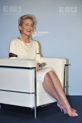 Milano PILOSIO BUILDING PEACE AWARD 2015 PICTURED: Sharon Stone  RiccardoxGiordano