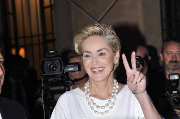 Milano PILOSIO BUILDING PEACE AWARD 2015 PICTURED: Sharon Stone  RiccardoxGiordano