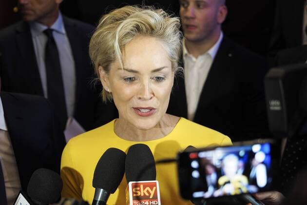 Milano PILOSIO BUILDING PEACE AWARD 2015 PICTURED: Sharon Stone  RiccardoxGiordano