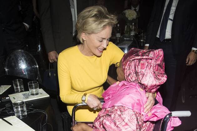Milan, Pilosio Building Peace Award: Sharon Stone, Hawa Abdi  AlbertoxScarpinato