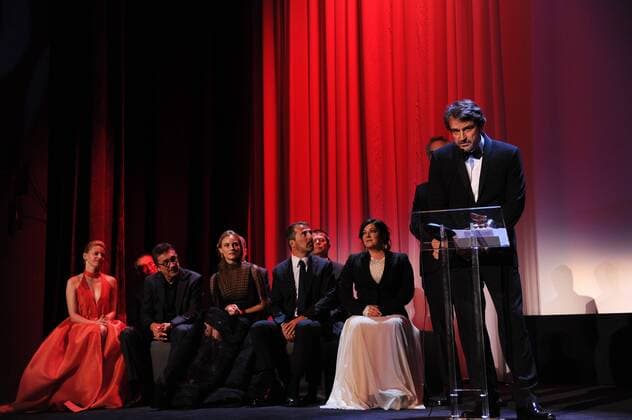 72nd Venice Film Festival, Awards Ceremony Pictured: Lorenzo Vigas, Golden Lion for the best film Desde Alla  AlbertoxTerenghi Veneziax2015