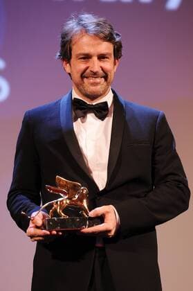 72nd Venice Film Festival, Awards Ceremony Pictured: Lorenzo Vigas, Golden Lion for the best film Desde Alla  AlbertoxTerenghi Veneziax2015