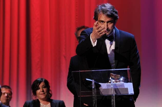 72nd Venice Film Festival, Awards Ceremony Pictured: Lorenzo Vigas, Golden Lion for the best film Desde Alla  AlbertoxTerenghi Veneziax2015