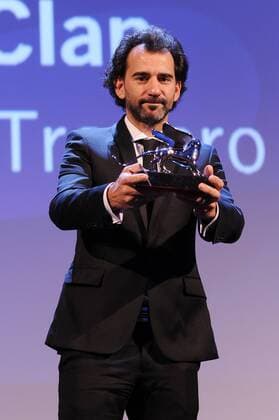 72nd Venice Film Festival, Awards Ceremony Pictured: Pablo Trapero, Silver Lion for the best director for the film El Clan  AlbertoxTerenghi Veneziax2015