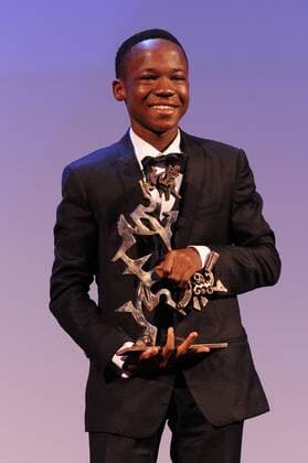 72nd Venice Film Festival, Awards Ceremony Pictured: Abraham Attah, prize Marcello Mastroianni for the best young actor  AlbertoxTerenghi Veneziax2015