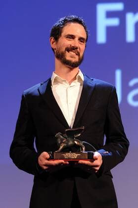 72nd Venice Film Festival, Awards Ceremony Pictured: Jake Mahaffy prize Orizzonti for the best film Free in Deed  AlbertoxTerenghi Veneziax2015
