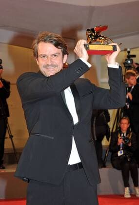 72nd Venice Film Festival, Red carpet closing ceremony and Golden Lyon Award Pictured Lorenzo Vigas  CamillaxMorandi Veneziax2015
