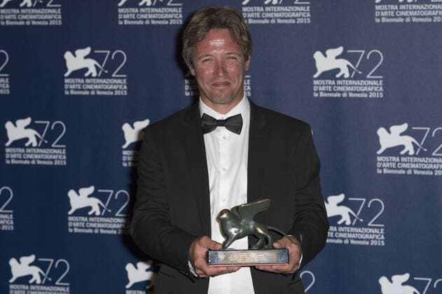 Venezia 12 09 2015 72. Mostra Internazionale d Arte Cinematografica Festival del Cinema di Venezia Premio miglior interpretazione maschile - Dominique Leborne  0