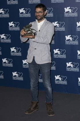 Venezia 12 09 2015 72. Mostra Internazionale d Arte Cinematografica Festival del Cinema di Venezia Premio speciale giuria orizzonti - Gabriele Mascaro  0