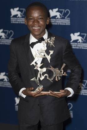 Venezia 12 09 2015 72. Mostra Internazionale d Arte Cinematografica Festival del Cinema di Venezia Premio Marcello Mastroianni - Abraham Attah  0