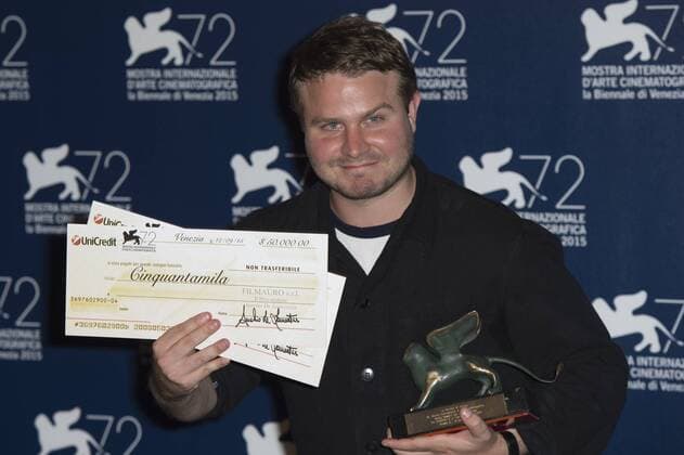 Venezia 12 09 2015 72. Mostra Internazionale d Arte Cinematografica Festival del Cinema di Venezia Premio miglior regia - Brady Corbet  0