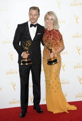 Derek Hough & Julianne Hough CREATIVE ARTS EMMY AWARDS: PRESSROOM Los Angeles  Patrick Rideaux