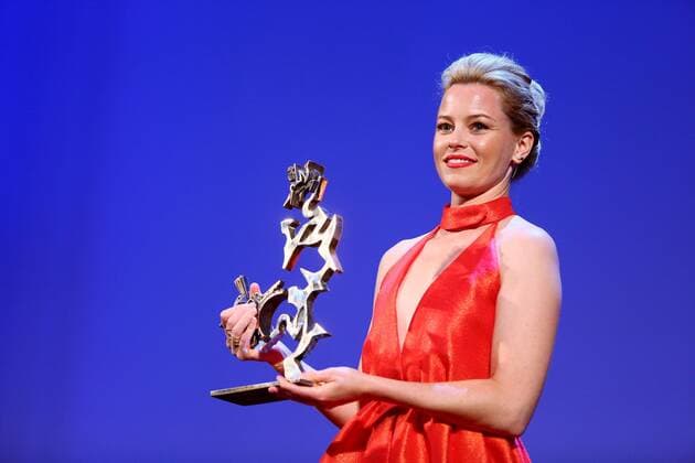 VENICE, ITALY - SEPTEMBER 12: Elizabeth Banks attends Closing Ceremony - Inside during 72nd Venice Film Festival at Palazzo Del Cinema on September 12, 2015 in Venice, Italy. markxcape