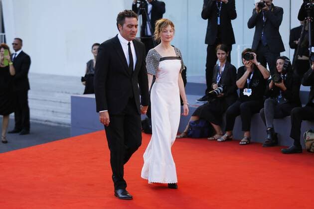 VENICE, ITALY - SEPTEMBER 12: Saverio Costanzo and Alba Rohrwacher attend The Closing Ceremony Red Carpet during 72nd Venice Film Festival at Palazzo Del Cinema on September 12, 2015 in Venice, Italy. markxcape