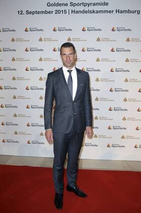 Dr. Michael Ilgner (Vorsitzender der Deutschen Sporthilfe) bei der Verleihung der Goldenen Sportpyramide 2015 in der Handelskammer. Hamburg, 12.09.2015 Foto:xgbrcix xFuturexImage