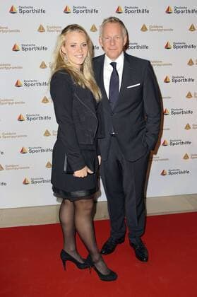 Johannes B. Kerner mit Tochter Emily bei der Verleihung der Goldenen Sportpyramide 2015 in der Handelskammer. Hamburg, 12.09.2015 Foto:xgbrcix xFuturexImage