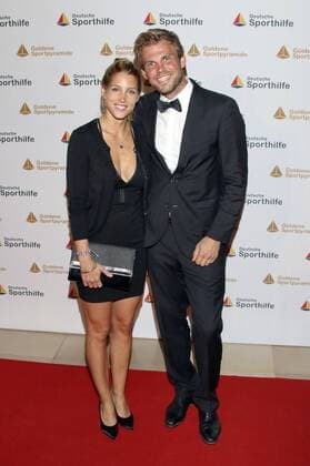 Moritz Fürste und Stefanie bei der Verleihung der Goldenen Sportpyramide 2015 in der Handelskammer. Hamburg, 12.09.2015 Foto:xgbrcix xFuturexImage