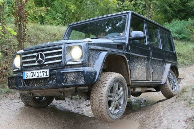 Präsentation der neuen G-Klasse auf dem Off-Road Kurs des MSC Bauschheim