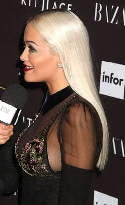 Sept. 16, 2015 - New York, New York, U.S. - Singer RITA ORA attends the 2015 HARPER S BAAZAR celebrates ICONS red carpet held held at the Plaza Hotel, New York U.S. - ZUMAk03_