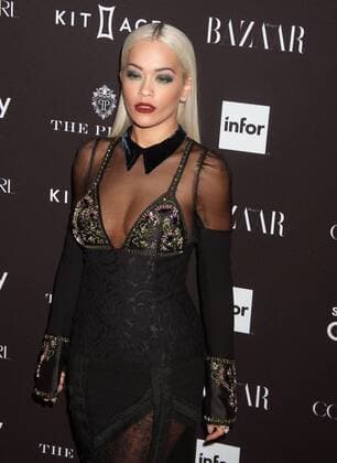 Sept. 16, 2015 - New York, New York, U.S. - Singer RITA ORA attends the 2015 HARPER S BAAZAR celebrates ICONS red carpet held held at the Plaza Hotel, New York U.S. - ZUMAk03_
