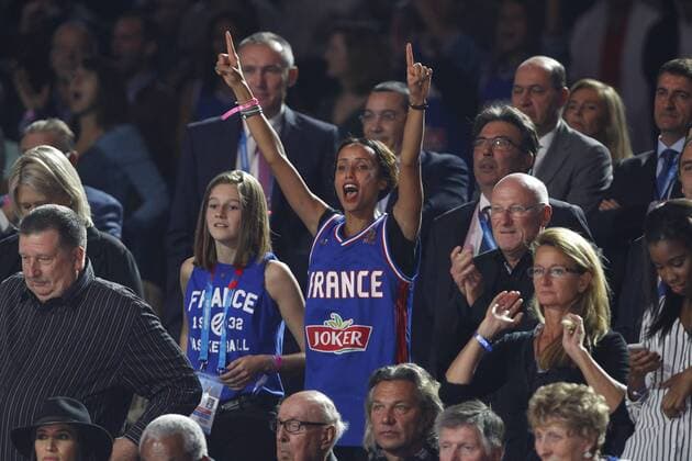 Sonia Rolland PEOPLE : Spain vs France - semifinal - Eurobasket 2015 - EM - Nationalteam - Länderspiel - 17 09 2015 GwendolineLeGoff Panoramic 