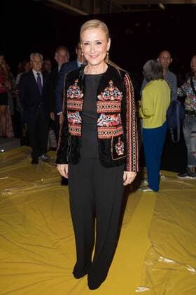 Cristina Cifuentes en el desfile de Agatha Ruiz de la Prada en la Mercedes Benz Fashion Week 2015 de Madrid. 588 cordon press Cristina Cifuentes at the Agatha Ruiz de la Prada s catwalk in Mercedes Benz Fashion Week 2015 in Madrid. 