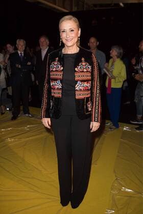 Cristina Cifuentes en el desfile de Agatha Ruiz de la Prada en la Mercedes Benz Fashion Week 2015 de Madrid. 588 cordon press Cristina Cifuentes at the Agatha Ruiz de la Prada s catwalk in Mercedes Benz Fashion Week 2015 in Madrid. 