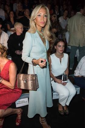 Carmen Lomana en el desfile de Roberto Verino en la Mercedes Benz Fashion Week 2015 de Madrid. 588 cordon press Carmen Lomana at the Roberto Verino s catwalk of Mercedes Benz Fashion Week 2015 in Madrid. 